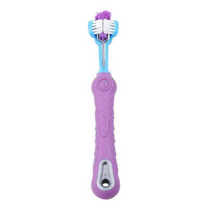 Brosse à dents flexible pour chien