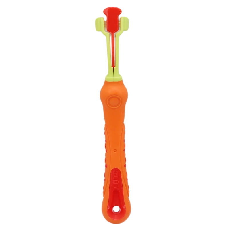 Brosse à dents flexible pour chien