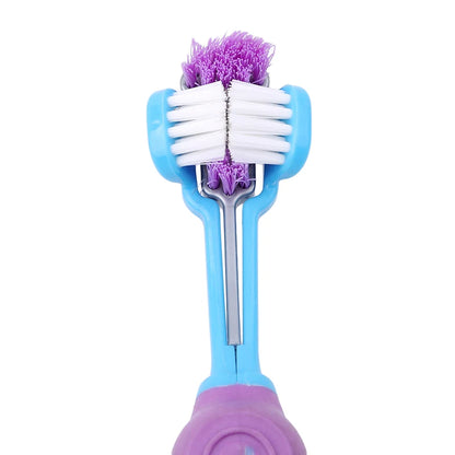 Brosse à dents flexible pour chien