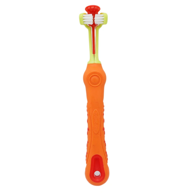 Brosse à dents flexible pour chien