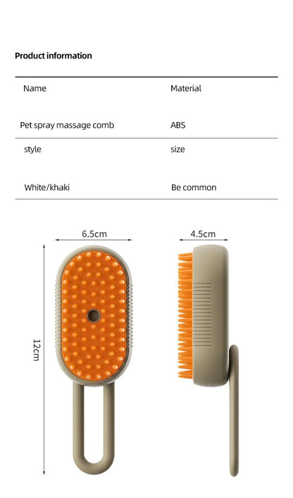 Brosse à vapeur pour animaux