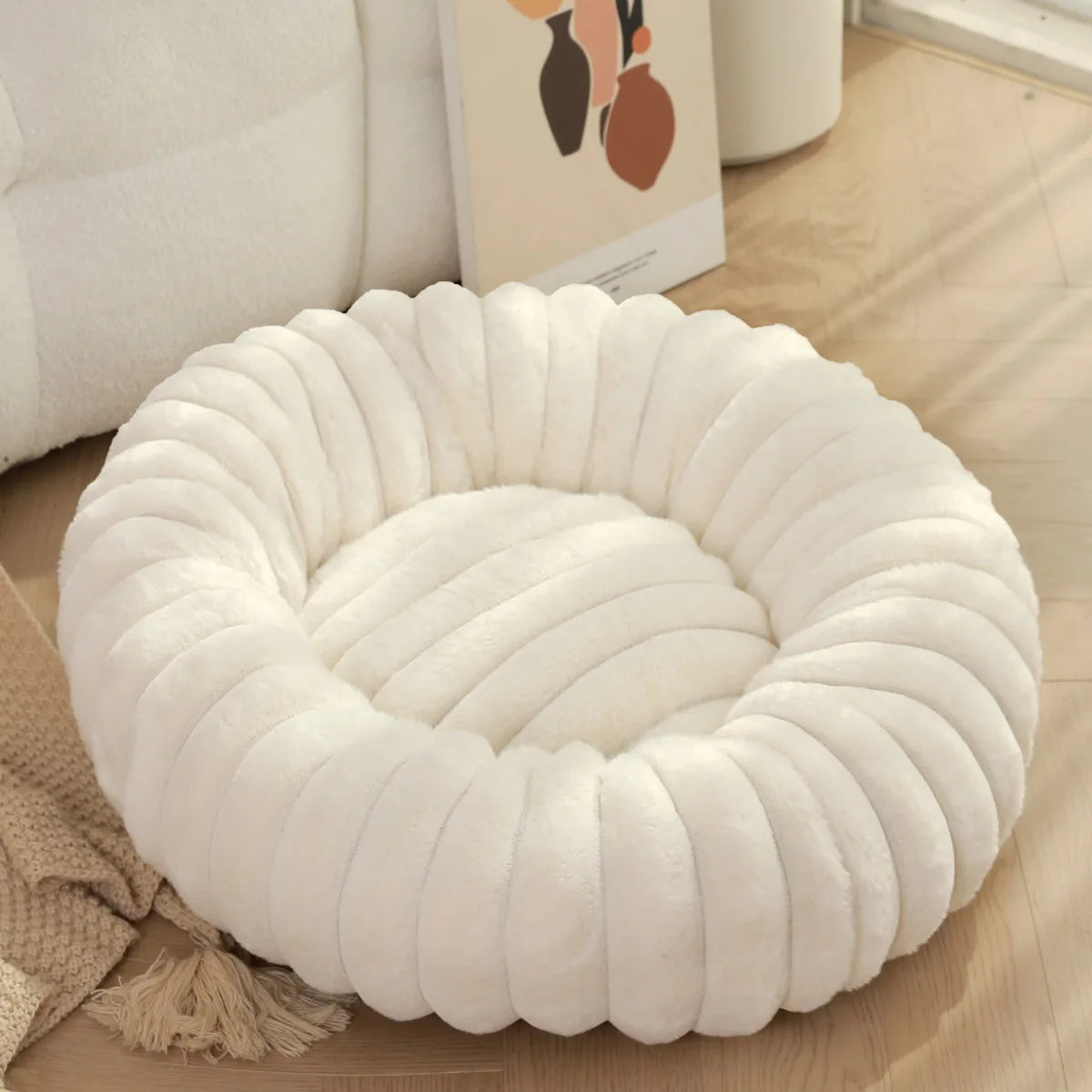 Coussin en forme de beignet